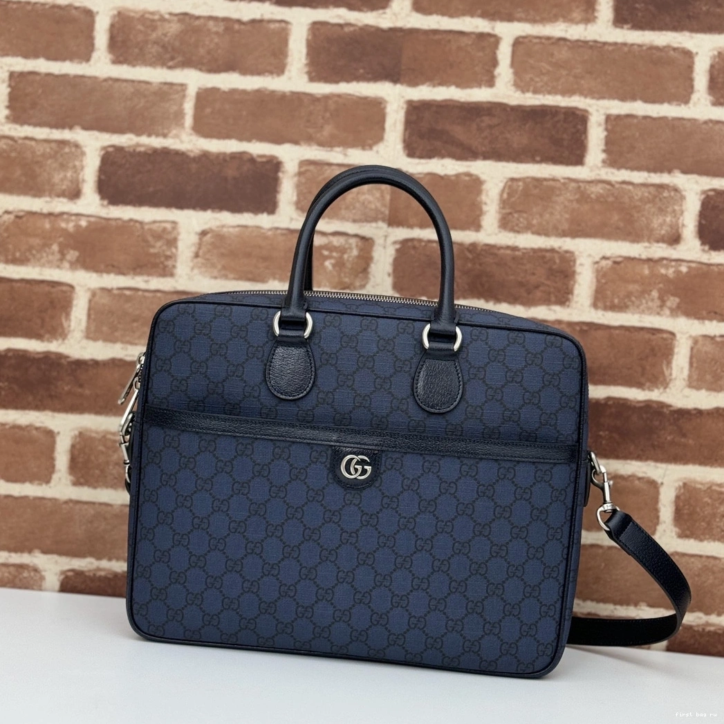 GUCCI OPHIDIA BRIEFCASE GG MEDIUM 0815
